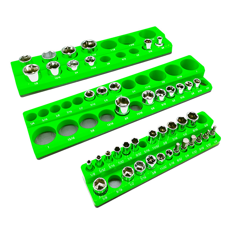 Mini Workshop Tools - Magnetische Steckdosen-Organizer-Ablage für metrische und imperialen