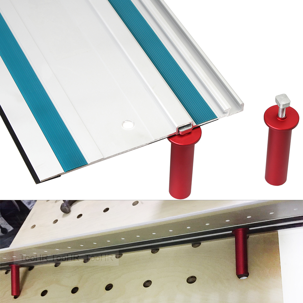 Bench Dog Hole - Aluminiumlegierung Führungsschiene Schiene Werkbank Peg Bremsbank