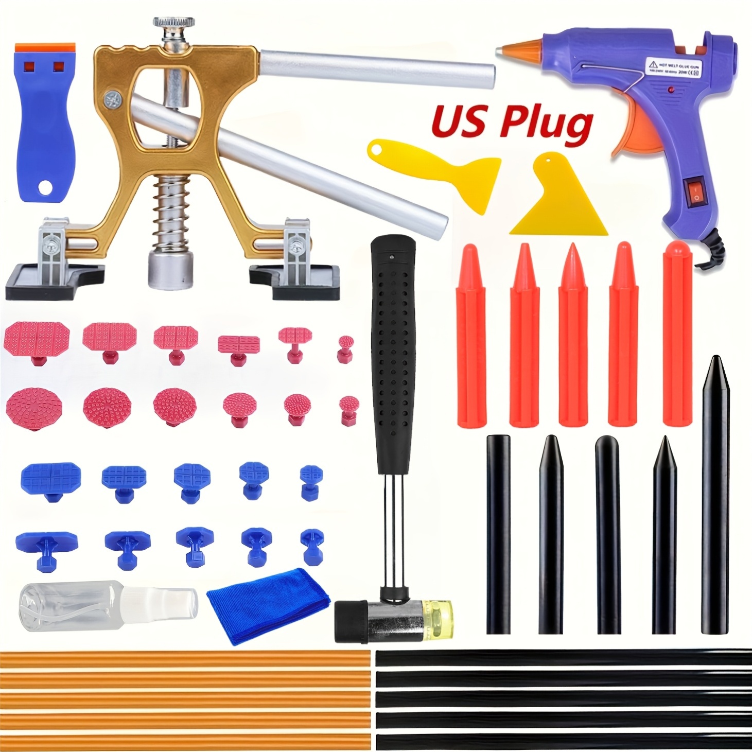 Car Workshop Tools And Equipment - Neues verstellbares Auto-Dellenreparaturset, professionelle mechanische Werkstattwerkzeuge