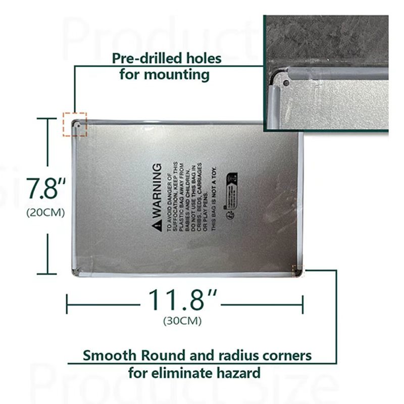 1 Stück, Metall-Blechschild „M – Workshop Tools Hours Bewertung und Preis