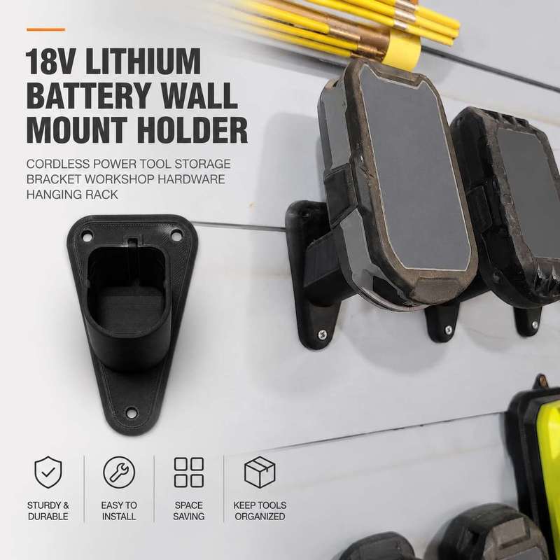 18V Lithium-Batterie Wandhalte – Workshop Tools Hanging Bewertung und Preis