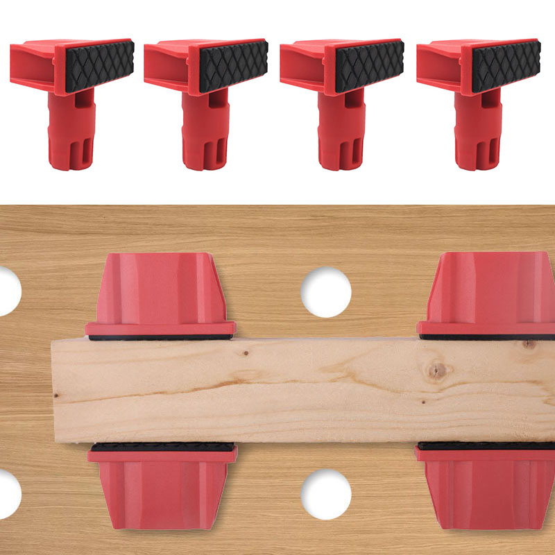 4 Stück Kunststoff-Bankhunde,  – Workshop Tools Wood Bewertung und Preis