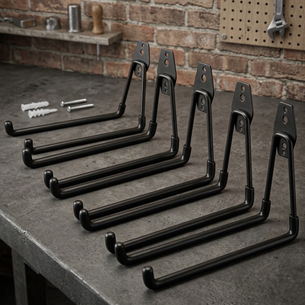 Schwarze 7,7-Zoll-Stahlwandhak – Workshop Tools Hanging Bewertung und Preis