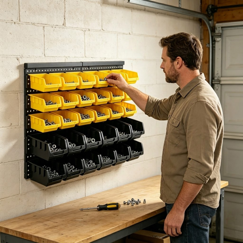Wandmontierte Aufbewahrungsbox – Workshop Tools Hanging Bewertung und Preis