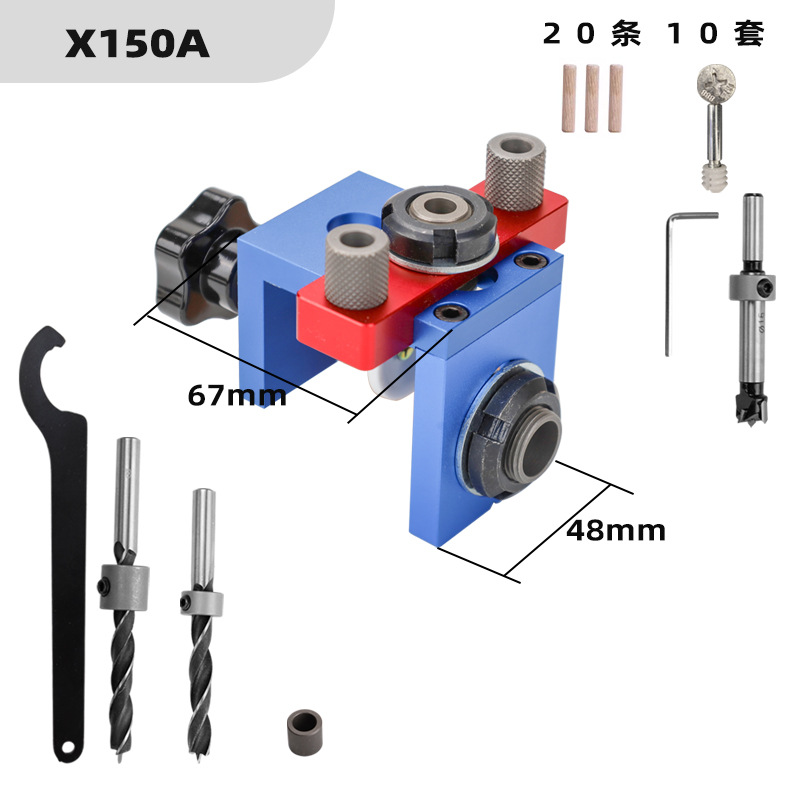 TEBAK W-136 Tasche Loch Jig Ki – Dowel Jig Kit Bewertung und Preis