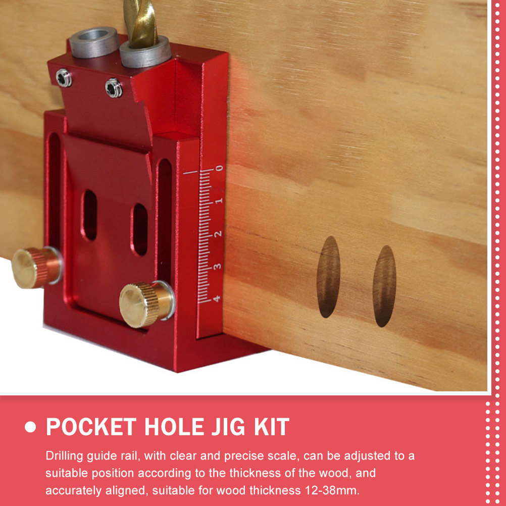 Taschenloch-Bohrvorrichtung 1  – Dowel Jig Kit Bewertung und Preis