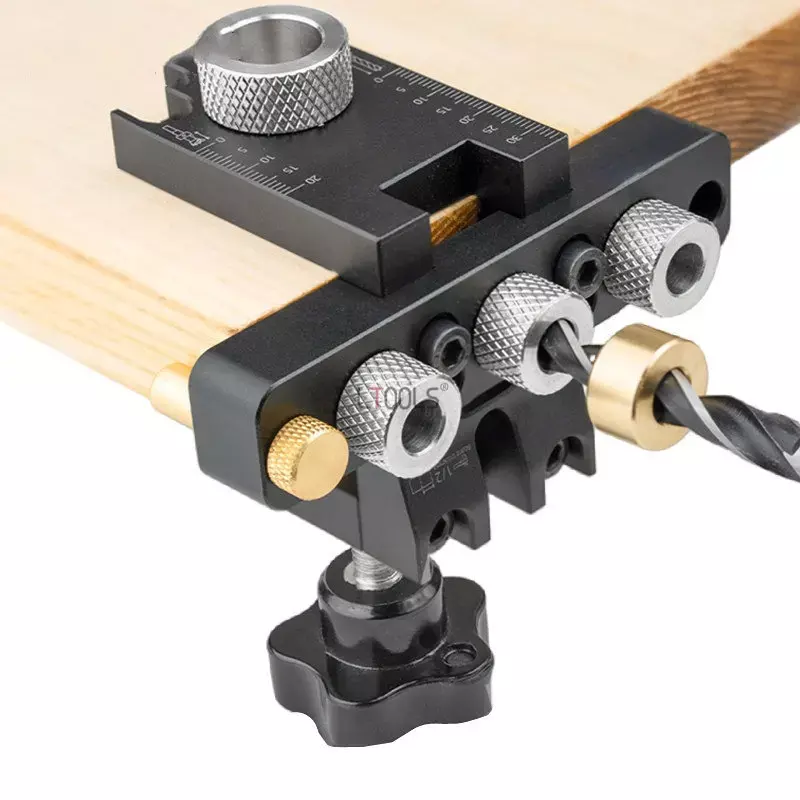 3-in-1 Verstellbarer Dübel-Boh – Dowel Jig Kit Bewertung und Preis