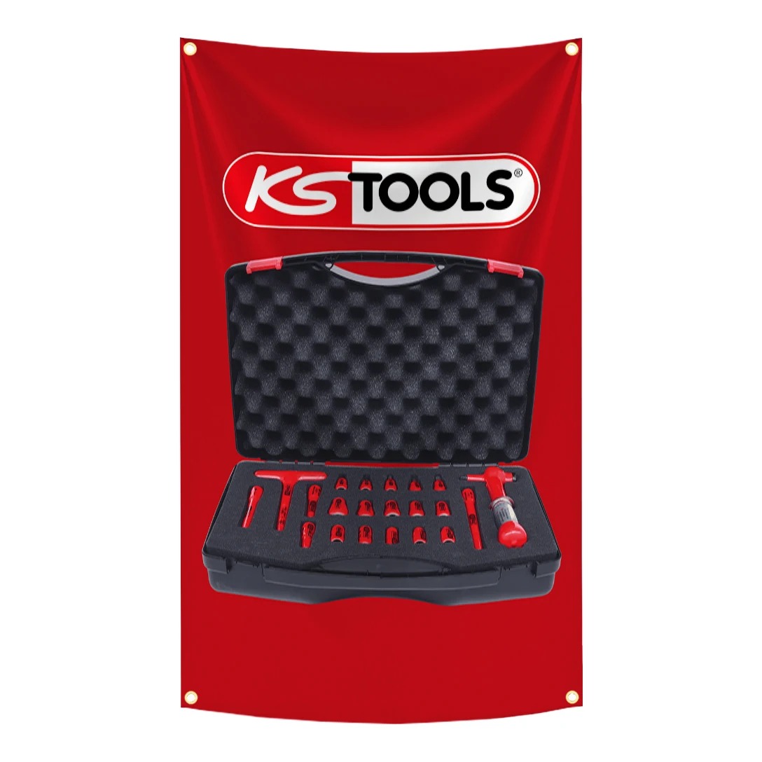 KS TOOLS Markenflaggen-Wandtep – Ks Tools Workshop Bewertung und Preis